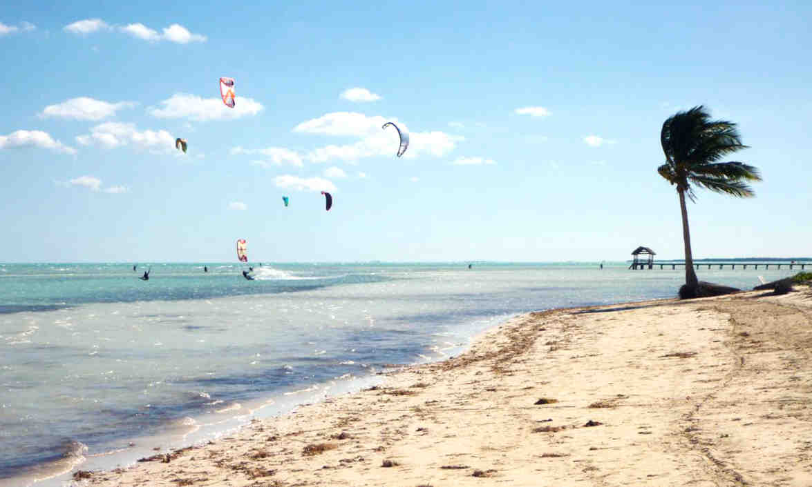 Où faire du kite surf en novembre ?